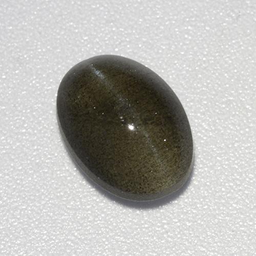 2.7ct Oval Cabochon Black Cat's Eye Scapolite Gem for sale 2.7ct Oval Cabochon Black Cat's Eye Scapolite Gem (ID: 485039)
