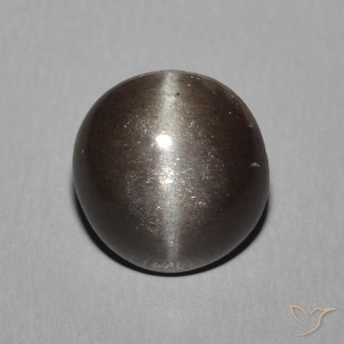 Scapolite Oeil de Chat Rond 2,28 ct, 8,4 mm de Madagascar, Photo A