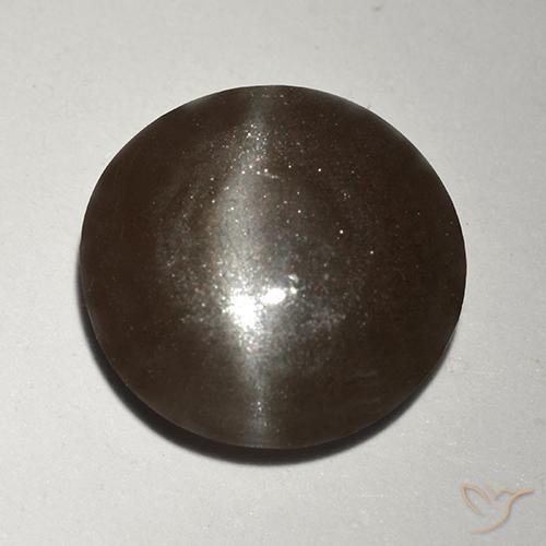 Escapolita Ojo De Gato Redonda De 2,99 Quilates, 9,6 mm De Madagascar, Photo A
