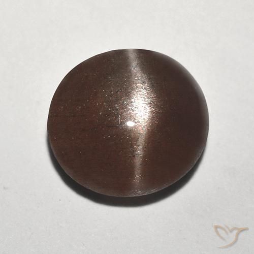 Escapolita Ojo De Gato Redonda De 2,92 Quilates, 8,8 mm De Madagascar, Photo A