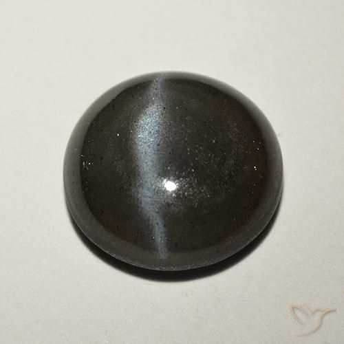 Scapolite Oeil de Chat Rond 2,62 ct, 9,2 mm de Madagascar, Photo A