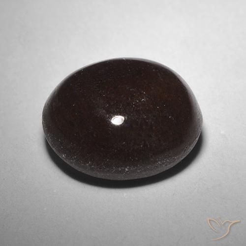 Cat's Eye Scapolite Gemstone in 9 mm (calibrated) Size for Sale, Cat's Eye Scapolite Stone in Black Color