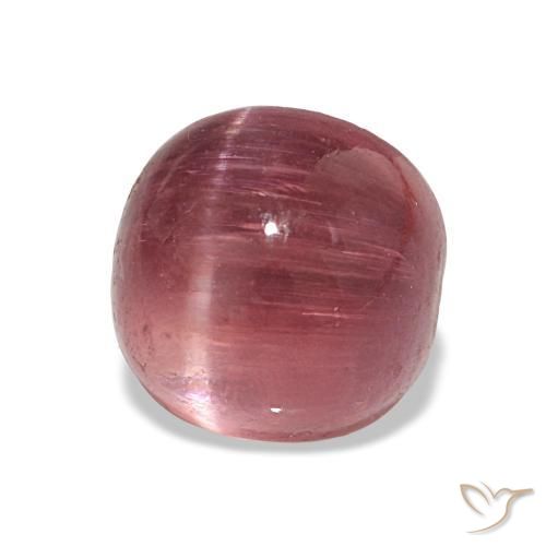 2.73 ct Pink Cat's Eye Tourmaline Stone, Natural Cat's Eye Tourmaline in Oval Cabochon Shape for Sale