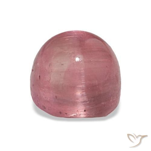 Cat's Eye Tourmaline Gemstone in 7 x 7 mm (calibrated) Size for Sale, Cat's Eye Tourmaline Stone in Deep Pink Color