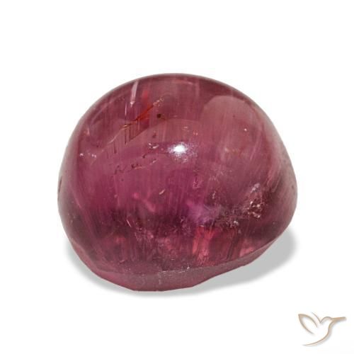Cat's Eye Tourmaline Gemstone in 11 x 11 mm (calibrated) Size for Sale, Cat's Eye Tourmaline Stone in Medium Pink Color