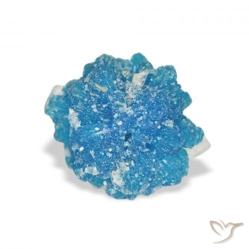 1.97 ct Blue Cavansite Stone, Natural Cavansite in Fancy Crystal Cluster Shape for Sale