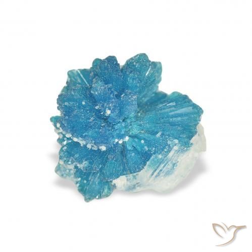 Cavansite Gemstone in 8.1 x 6.9 mm Size for Sale, Cavansite Stone in Blue Color