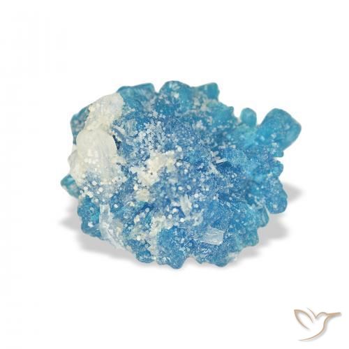 3.56 ct Blue Cavansite Stone, Natural Cavansite in Fancy Crystal Cluster Shape for Sale
