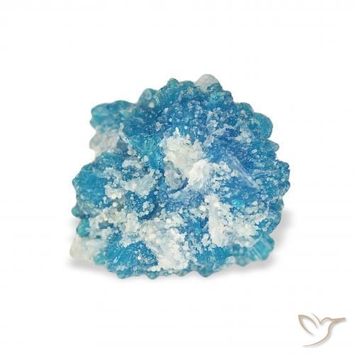 1.79 ct Blue Cavansite Stone, Natural Cavansite in Fancy Crystal Cluster Shape for Sale