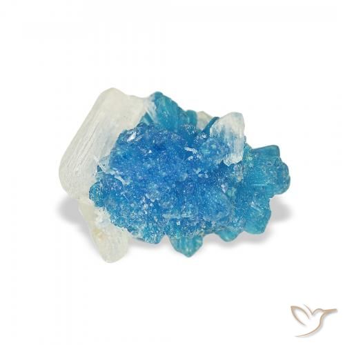 1.80ct Natural Electric Azure Blue Cavansite, Fancy, Opaque