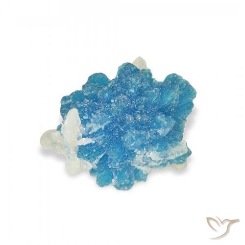 1.80 ct Blue Cavansite Stone, Natural Cavansite in Fancy Crystal Cluster Shape for Sale