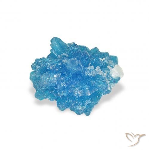 1.10 ct Blue Cavansite Stone, Natural Cavansite in Fancy Crystal Cluster Shape for Sale