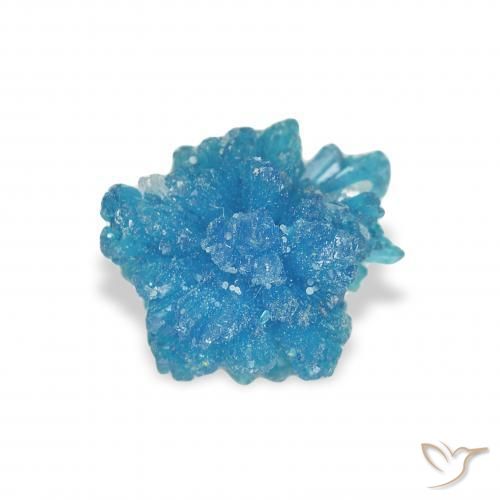 0.97 ct Blue Cavansite Stone, Natural Cavansite in Fancy Crystal Cluster Shape for Sale