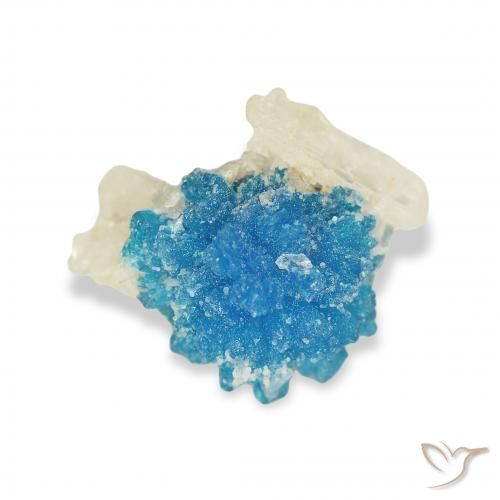 2.03ct Natural Electric Azure Blue Cavansite, Fancy, Opaque