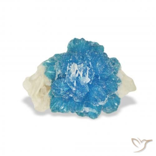 2.03 ct Blue Cavansite Stone, Natural Cavansite in Fancy Crystal Cluster Shape for Sale