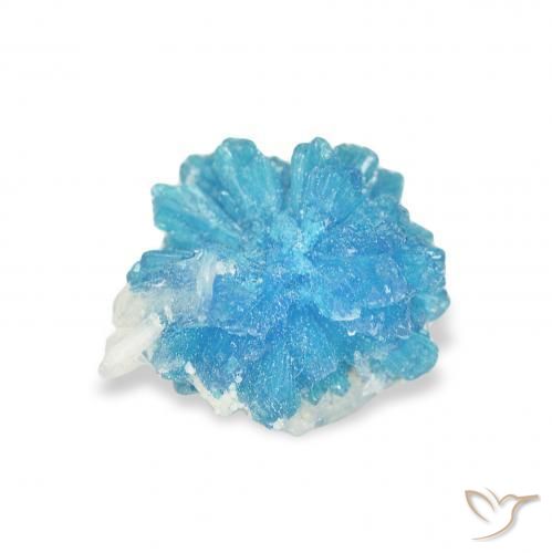 Cavansite Gemstone in 8.7 x 7.4 mm Size for Sale, Cavansite Stone in Yale Blue Color
