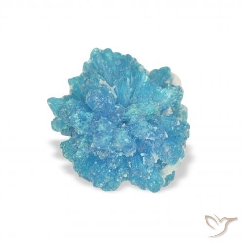 1.53 ct Blue Cavansite Stone, Natural Cavansite in Fancy Crystal Cluster Shape for Sale