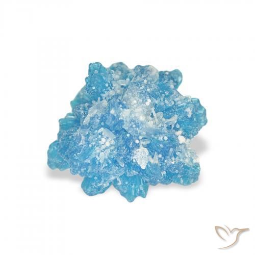 Cavansite Gemstone in 8.1 x 7.5 mm Size for Sale, Cavansite Stone in Yale Blue Color