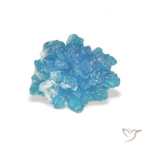 1.58 ct Blue Cavansite Stone, Natural Cavansite in Fancy Crystal Cluster Shape for Sale