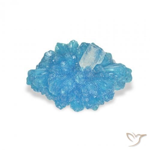 Cavansite Gemstone in 10.3 x 7.6 mm Size for Sale, Cavansite Stone in Blue Color