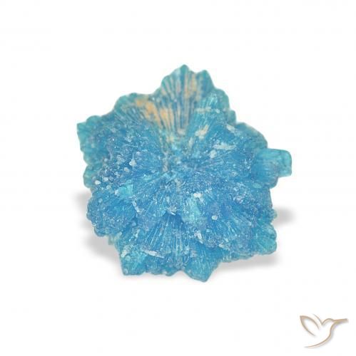 1.05 ct Blue Cavansite Stone, Natural Cavansite in Fancy Crystal Cluster Shape for Sale