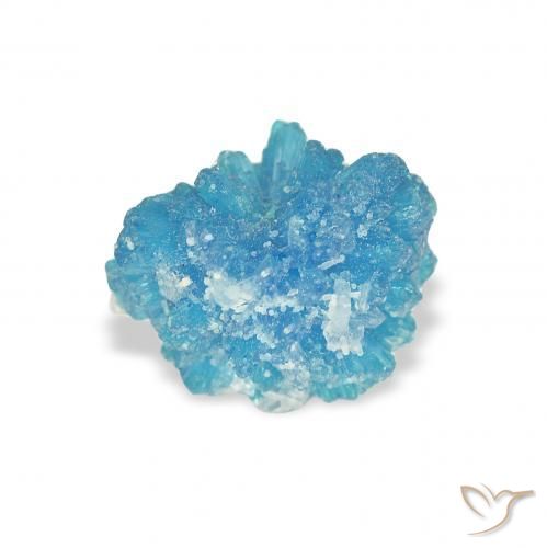 Cavansite Gemstone in 7.9 x 6.4 mm Size for Sale, Cavansite Stone in Blue Color