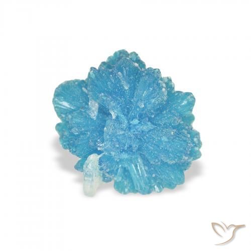 Cavansite Gemstone in 8.5 x 7.7 mm Size for Sale, Cavansite Stone in Blue Color