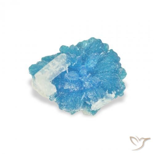 Cavansite Gemstone in 9.5 x 7.8 mm Size for Sale, Cavansite Stone in Blue Color