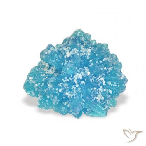 1.10 ct Blue Cavansite Stone, Natural Cavansite in Fancy Crystal Cluster Shape for Sale
