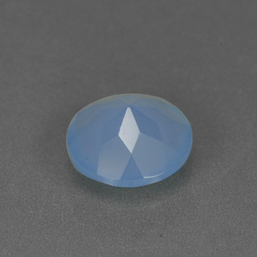 Chalcedony Gemstone in 7 mm (calibrated) Size for Sale, Chalcedony Stone in Blue Color