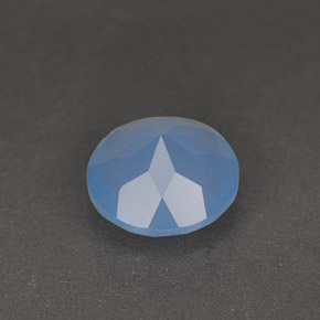 Chalcedony Gemstone in 7 mm (calibrated) Size for Sale, Chalcedony Stone in Blue Color
