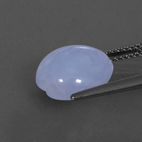 Chalcedony Gemstone in 11 x 11 mm (calibrated) Size for Sale, Chalcedony Stone in Lavender Blue Color