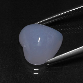 Chalcedony Gemstone in 12 x 12 mm (calibrated) Size for Sale, Chalcedony Stone in Lavender Blue Color