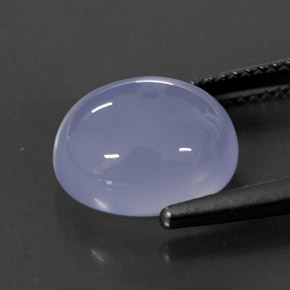 Chalcedony Gemstone in 12 x 10 mm (calibrated) Size for Sale, Chalcedony Stone in Lavender Blue Color