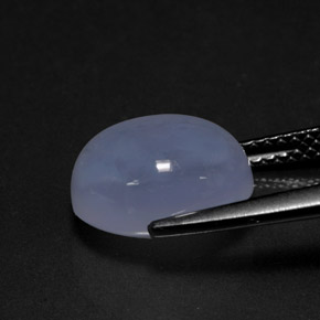Chalcedony Gemstone in 11 x 9 mm (calibrated) Size for Sale, Chalcedony Stone in Lavender Blue Color