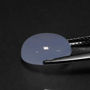 Chalcedony Gemstone in 11 x 9 mm (calibrated) Size for Sale, Chalcedony Stone in Lavender Blue Color