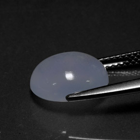 Chalcedony Gemstone in 11 x 9 mm (calibrated) Size for Sale, Chalcedony Stone in Lavender Blue Color