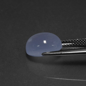 Chalcedony Gemstone in 11 x 9 mm (calibrated) Size for Sale, Chalcedony Stone in Lavender Blue Color