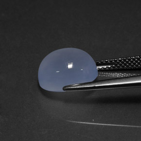 Chalcedony Gemstone in 11 x 9 mm (calibrated) Size for Sale, Chalcedony Stone in Lavender Blue Color