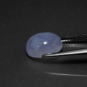 Chalcedony Gemstone in 11 x 9 mm (calibrated) Size for Sale, Chalcedony Stone in Lavender Blue Color
