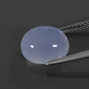 Chalcedony Gemstone in 11 x 9 mm (calibrated) Size for Sale, Chalcedony Stone in Lavender Blue Color