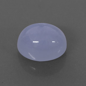 2.70 ct Blue Chalcedony Stone, Natural Chalcedony in Oval Cabochon Shape for Sale