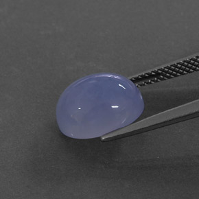 Chalcedony Gemstone in 11 x 9 mm (calibrated) Size for Sale, Chalcedony Stone in Lavender Blue Color