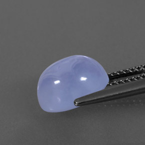 Chalcedony Gemstone in 10 x 8 mm (calibrated) Size for Sale, Chalcedony Stone in Lavender Blue Color