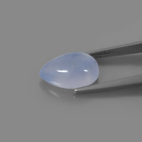 Chalcedony Gemstone in 12 x 8 mm (calibrated) Size for Sale, Chalcedony Stone in Lavender Blue Color