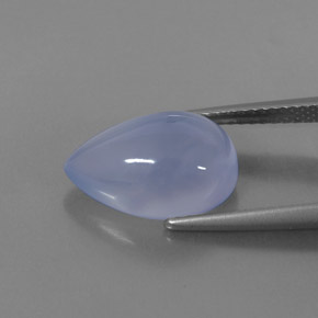 Chalcedony Gemstone in 14 x 9 mm (calibrated) Size for Sale, Chalcedony Stone in Lavender Blue Color