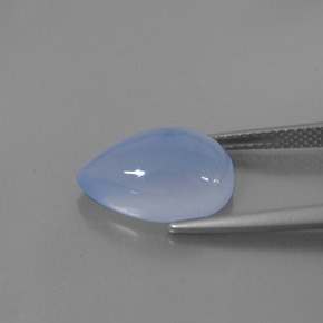 Chalcedony Gemstone in 14 x 9 mm (calibrated) Size for Sale, Chalcedony Stone in Lavender Blue Color