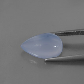 Chalcedony Gemstone in 14 x 9 mm (calibrated) Size for Sale, Chalcedony Stone in Lavender Blue Color