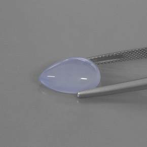 Chalcedony Gemstone in 15 x 10 mm (calibrated) Size for Sale, Chalcedony Stone in Lavender Blue Color
