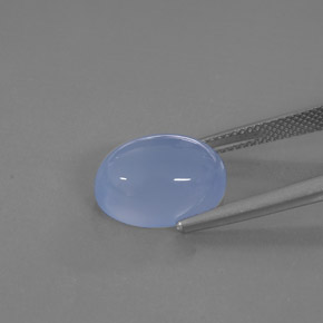 Chalcedony Gemstone in 14 x 10 mm (calibrated) Size for Sale, Chalcedony Stone in Lavender Blue Color